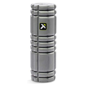 "The 12" TriggerPoint CORE Foam Roller uses high density EVA foam with the GRID® pattern to deliver moderate compression."