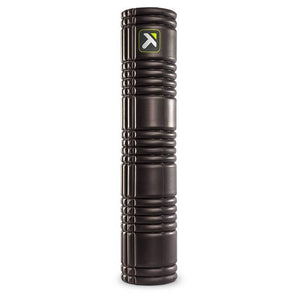 "The TriggerPoint GRID® 2.0 Foam Roller (black) is twice as long as the GRID® to hold larger bodies or offer more stability." 